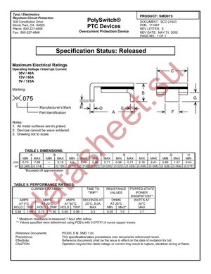 SMD075-2 datasheet  